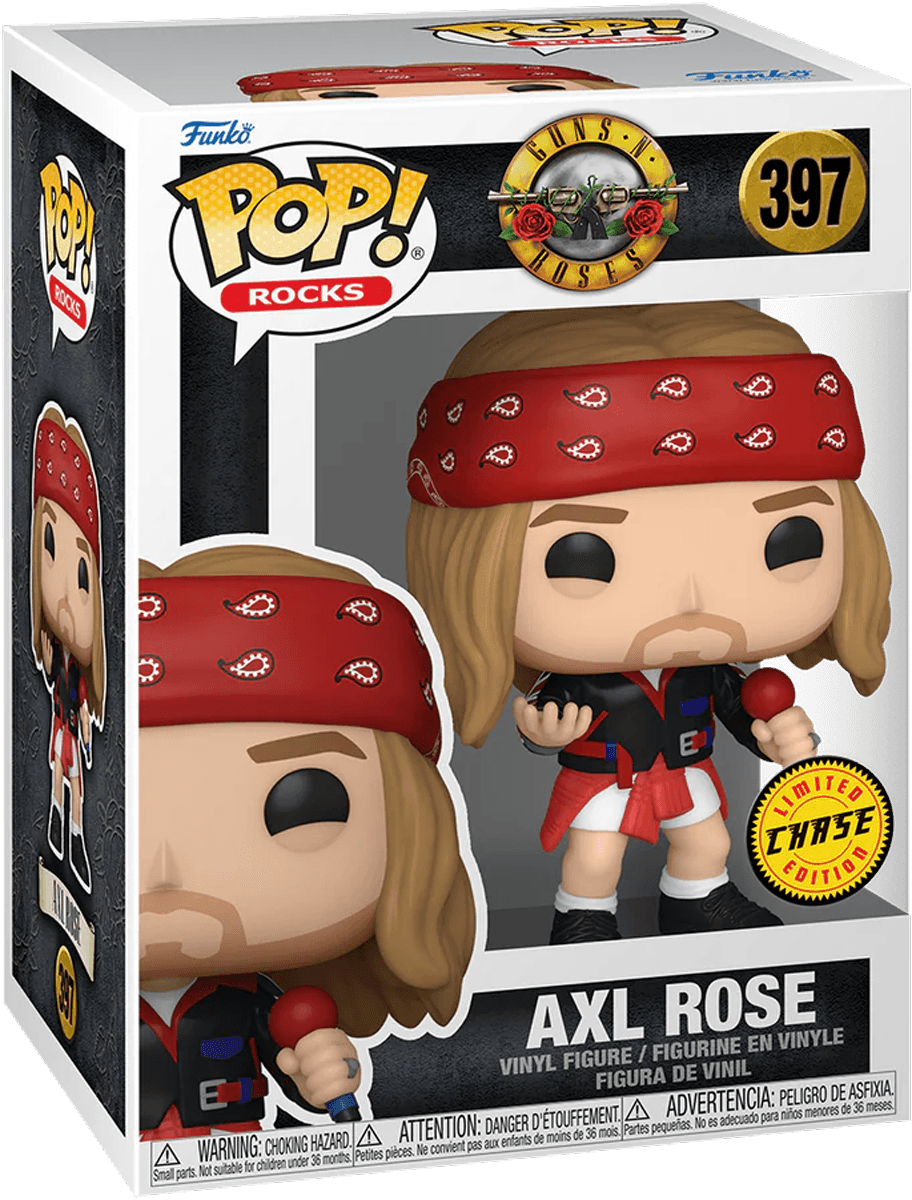 FUN80482CASE Guns N Roses - Axel Rose (1992) Pop! Vinyl - Chase Chase - Funko - Titan Pop Culture