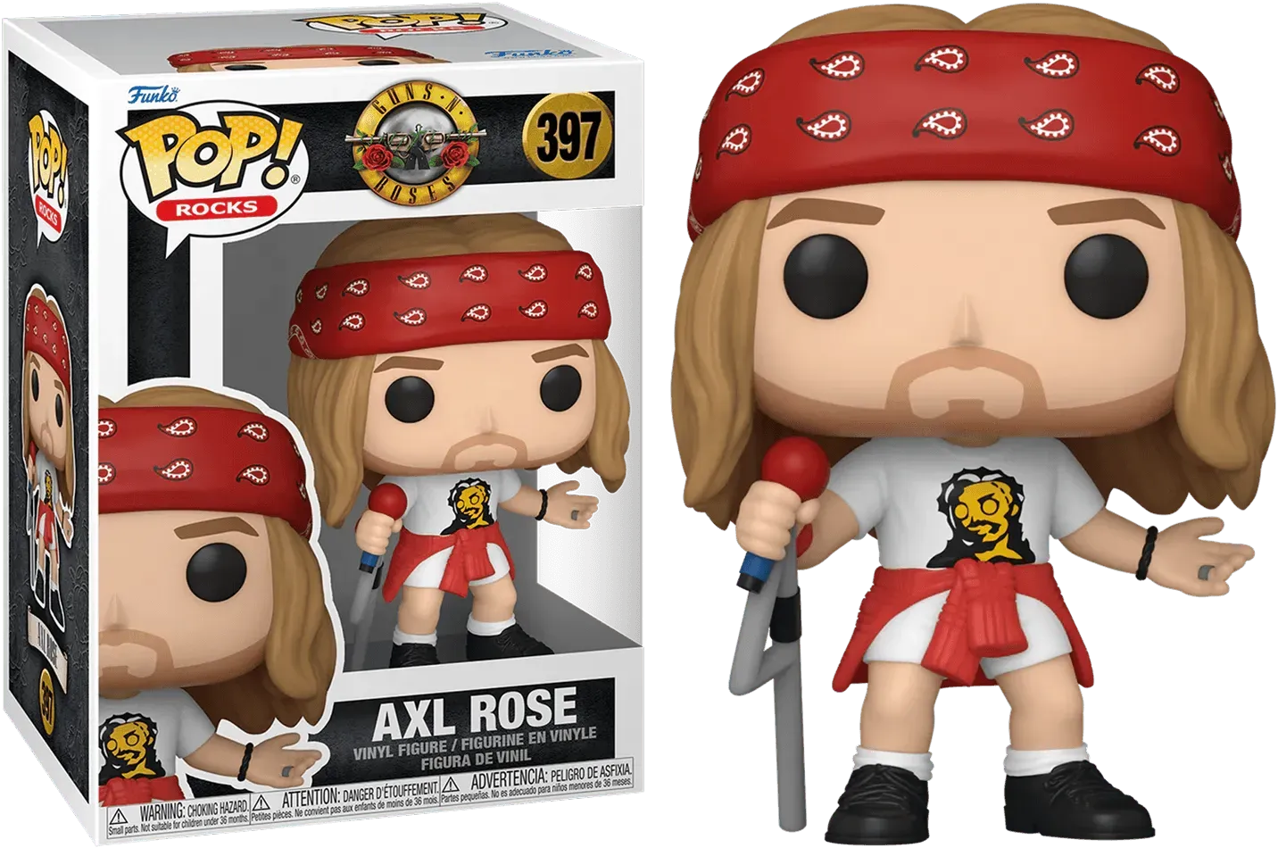 FUN80484 + FUN80483 + FUN80482 Guns N' Roses - Appetite for Destruction (with chase) Pop! Vinyl Bundle (Set of 3) - Funko - Titan Pop Culture