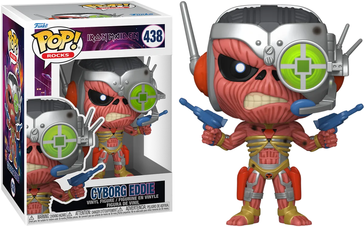 FUN80487 Iron Maiden - Cyborg Eddie Pop! Vinyl - Funko - Titan Pop Culture