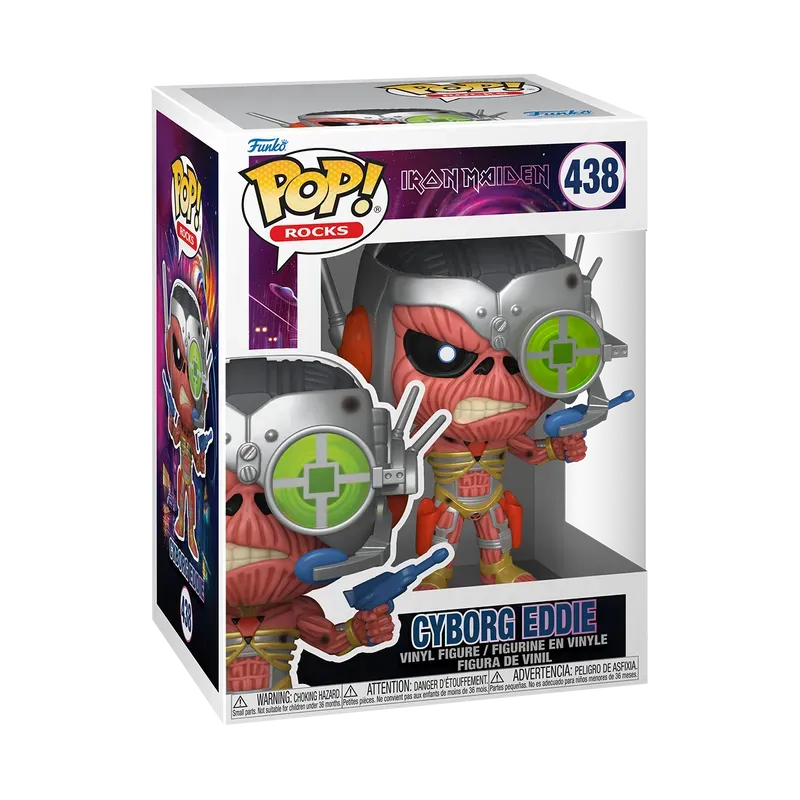 FUN80487 Iron Maiden - Cyborg Eddie Pop! Vinyl - Funko - Titan Pop Culture