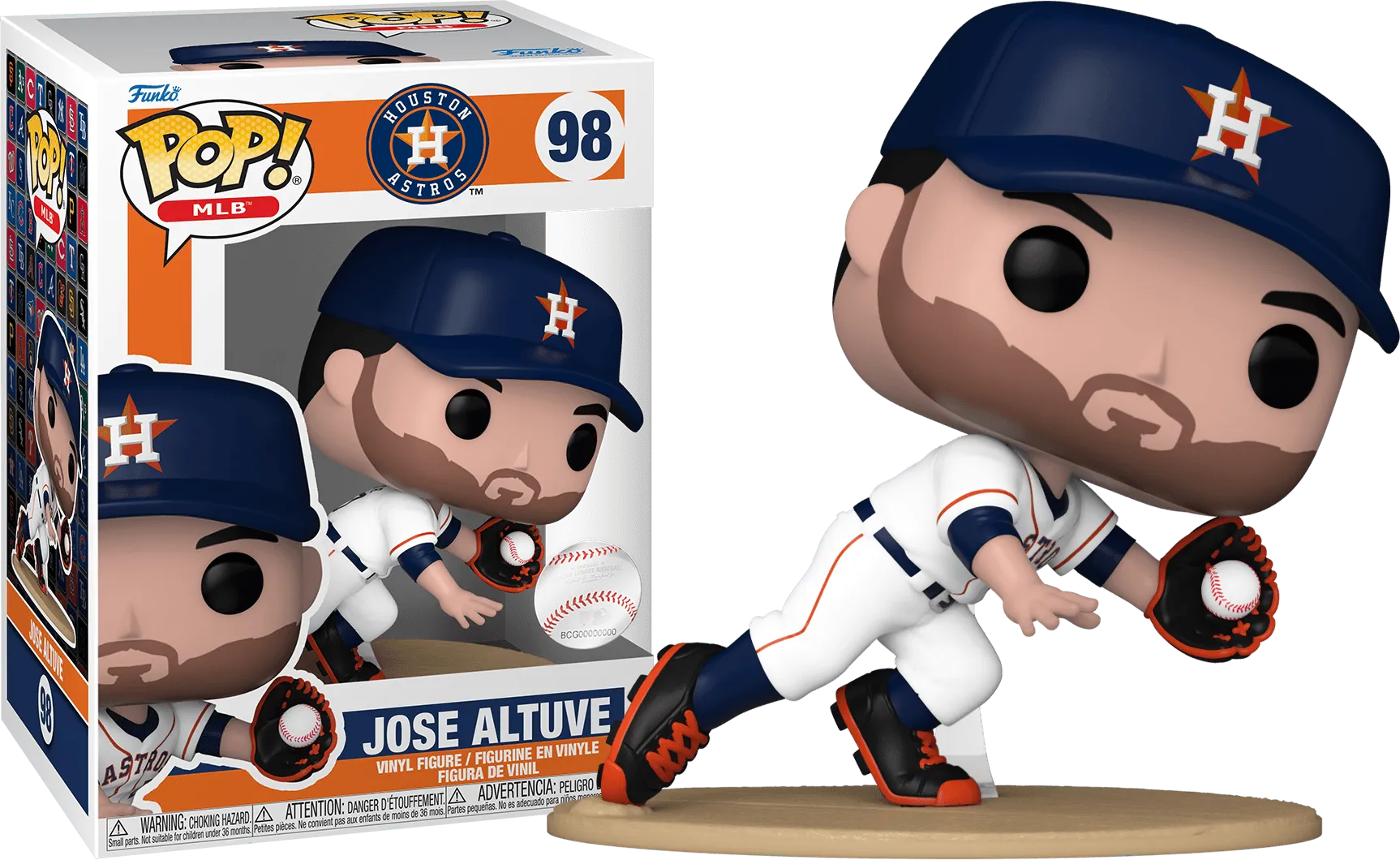 FUN80557 MLB: Astros - Jose Altuve (catching) Pop! Vinyl - Funko - Titan Pop Culture