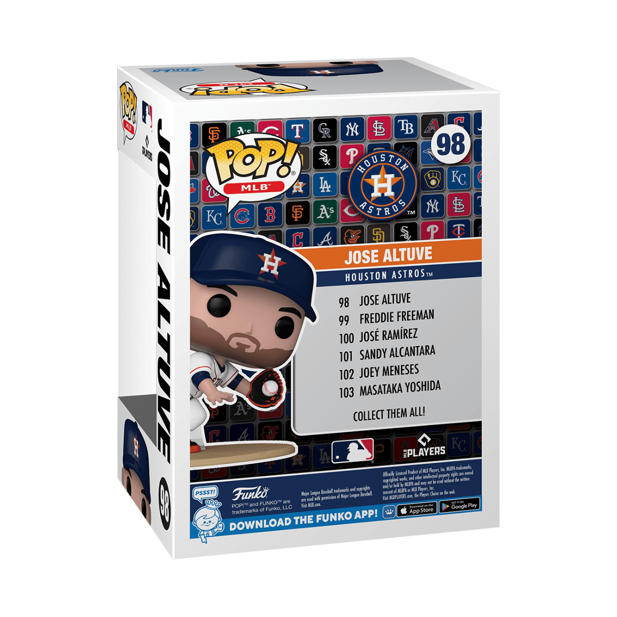 FUN80557 MLB: Astros - Jose Altuve (catching) Pop! Vinyl - Funko - Titan Pop Culture