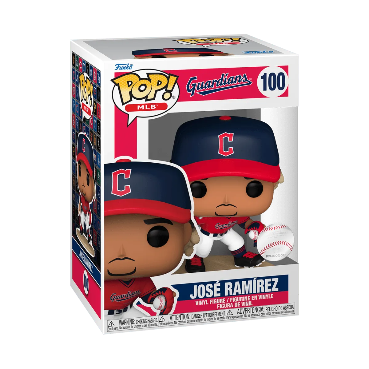 FUN80559 MLB: Guardians - Jose Ramirez Pop! Vinyl - Funko - Titan Pop Culture