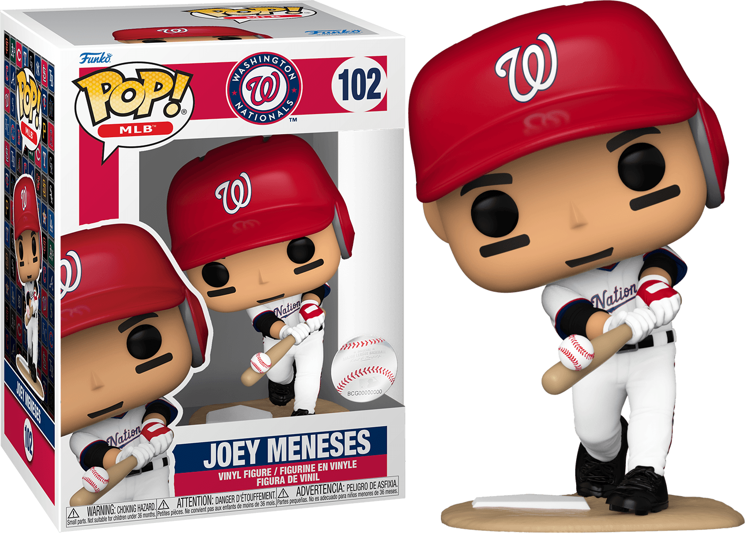 FUN80561 MLB: Nationals - Joey Meneses Pop! Vinyl - Funko - Titan Pop Culture