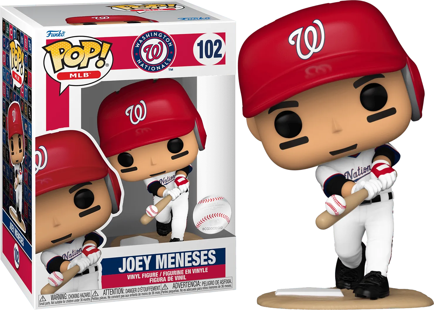 FUN80561 MLB: Nationals - Joey Meneses Pop! Vinyl - Funko - Titan Pop Culture