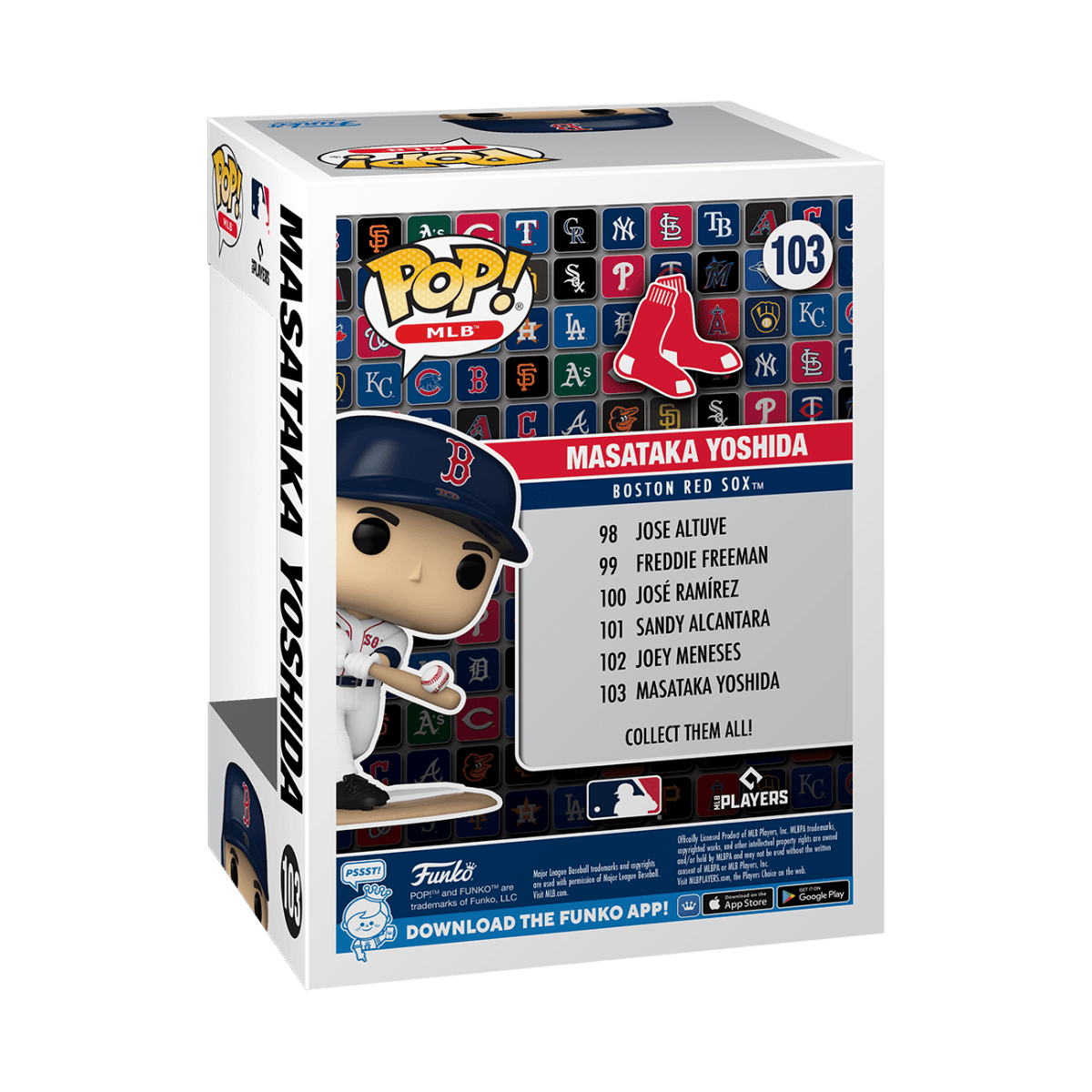 FUN80562 MLB: Red Sox - Masataka Yoshida Pop! Vinyl - Funko - Titan Pop Culture