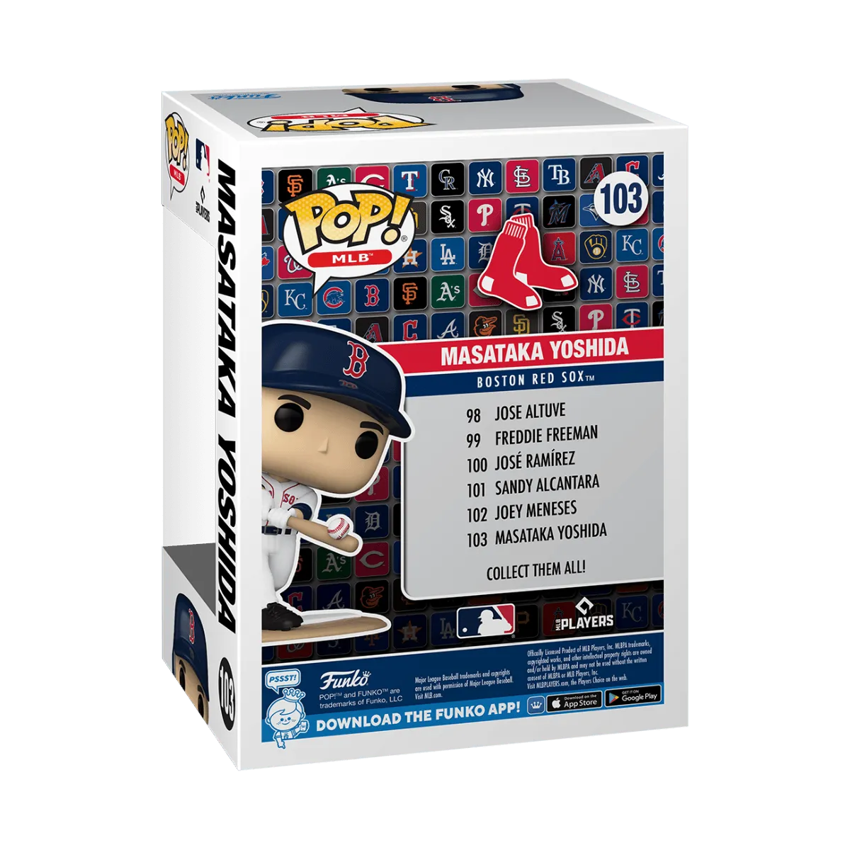 FUN80562 MLB: Red Sox - Masataka Yoshida Pop! Vinyl - Funko - Titan Pop Culture