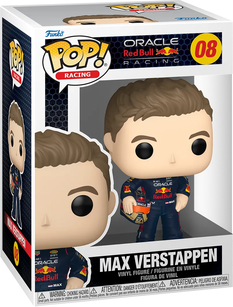 FUN80580 Formula 1 - Max Verstappen with Helmet Pop! Vinyl - Funko - Titan Pop Culture