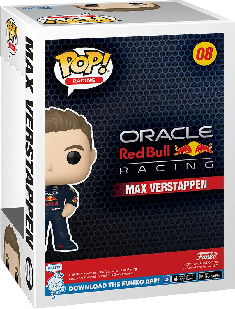 FUN80580 Formula 1 - Max Verstappen with Helmet Pop! Vinyl - Funko - Titan Pop Culture