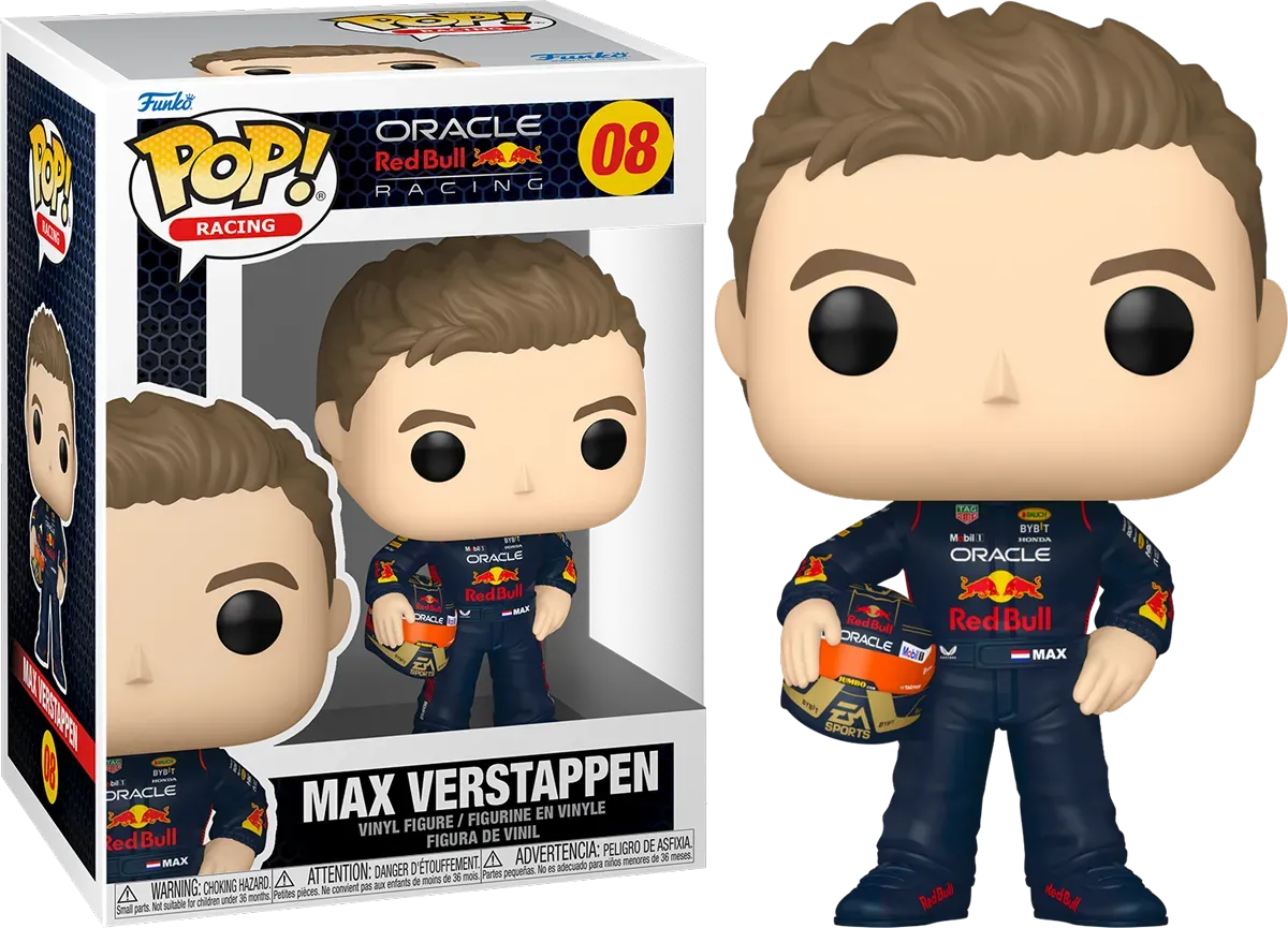 FUN80580 Formula 1 - Max Verstappen with Helmet Pop! Vinyl - Funko - Titan Pop Culture