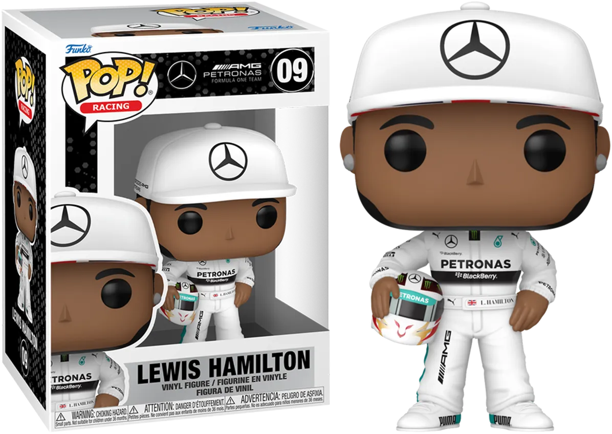 FUN80581 Formula 1 - Lewis Hamilton (with Helmet) Pop! Vinyl - Funko - Titan Pop Culture