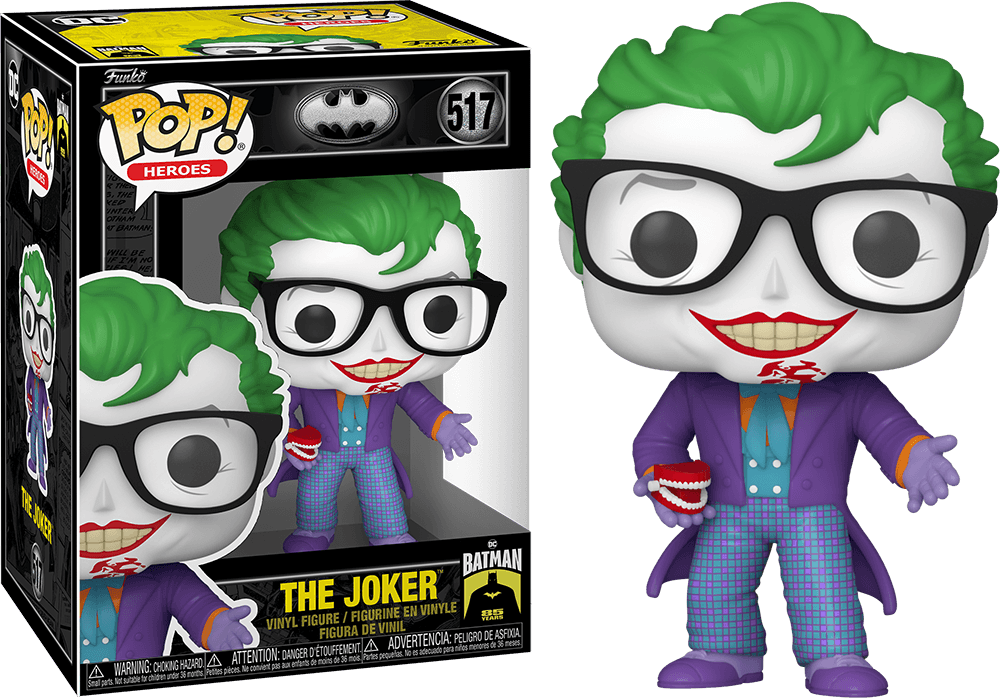 FUN80687 Batman: 85th Anniversary - Joker with Teeth (1989) Pop! Vinyl - Funko - Titan Pop Culture