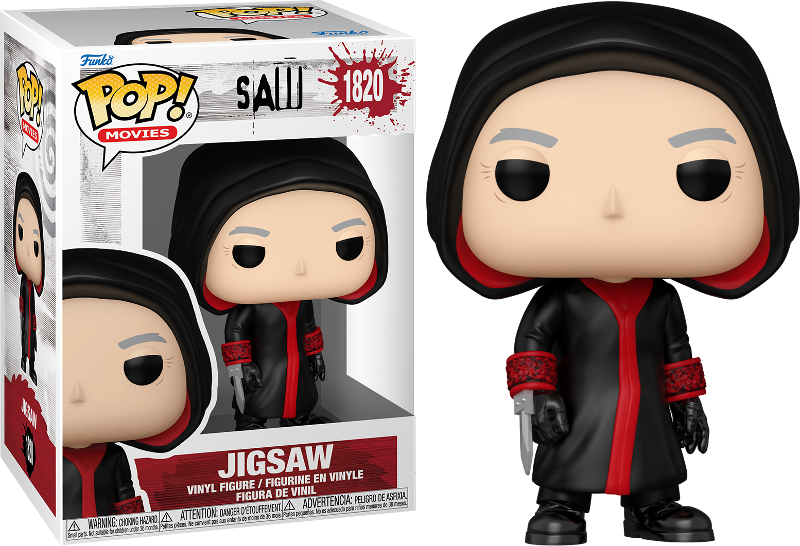 Saw: 10th Anniversary - Jigsaw Killer Pop! Vinyl - Chase Bundle / Case