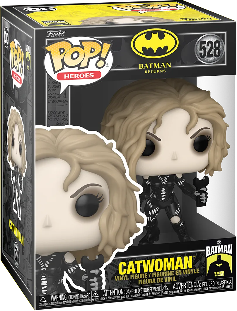 FUN80697 Batman Returns - Catwoman (Unmasked) 85th Batman Anniversary Pop! Vinyl - Funko - Titan Pop Culture