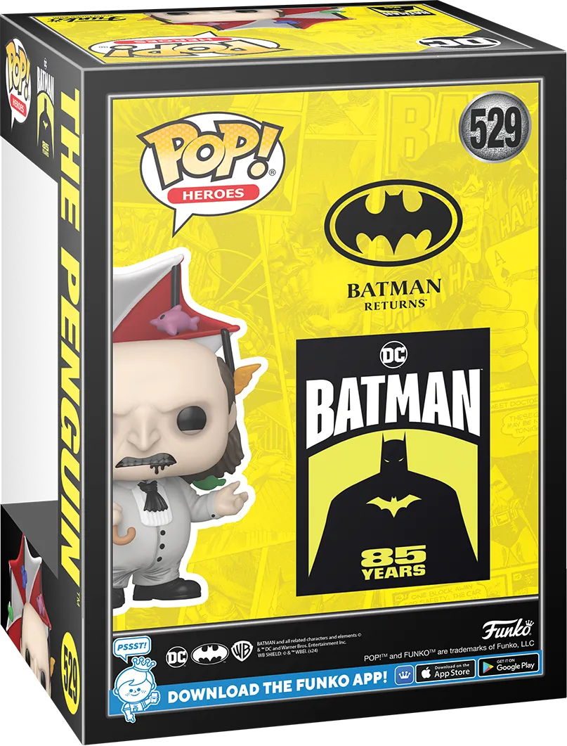 FUN80698 Batman Returns - The Penguin with Animal Umbrella 85th Batman Anniversary Pop! Vinyl - Funko - Titan Pop Culture