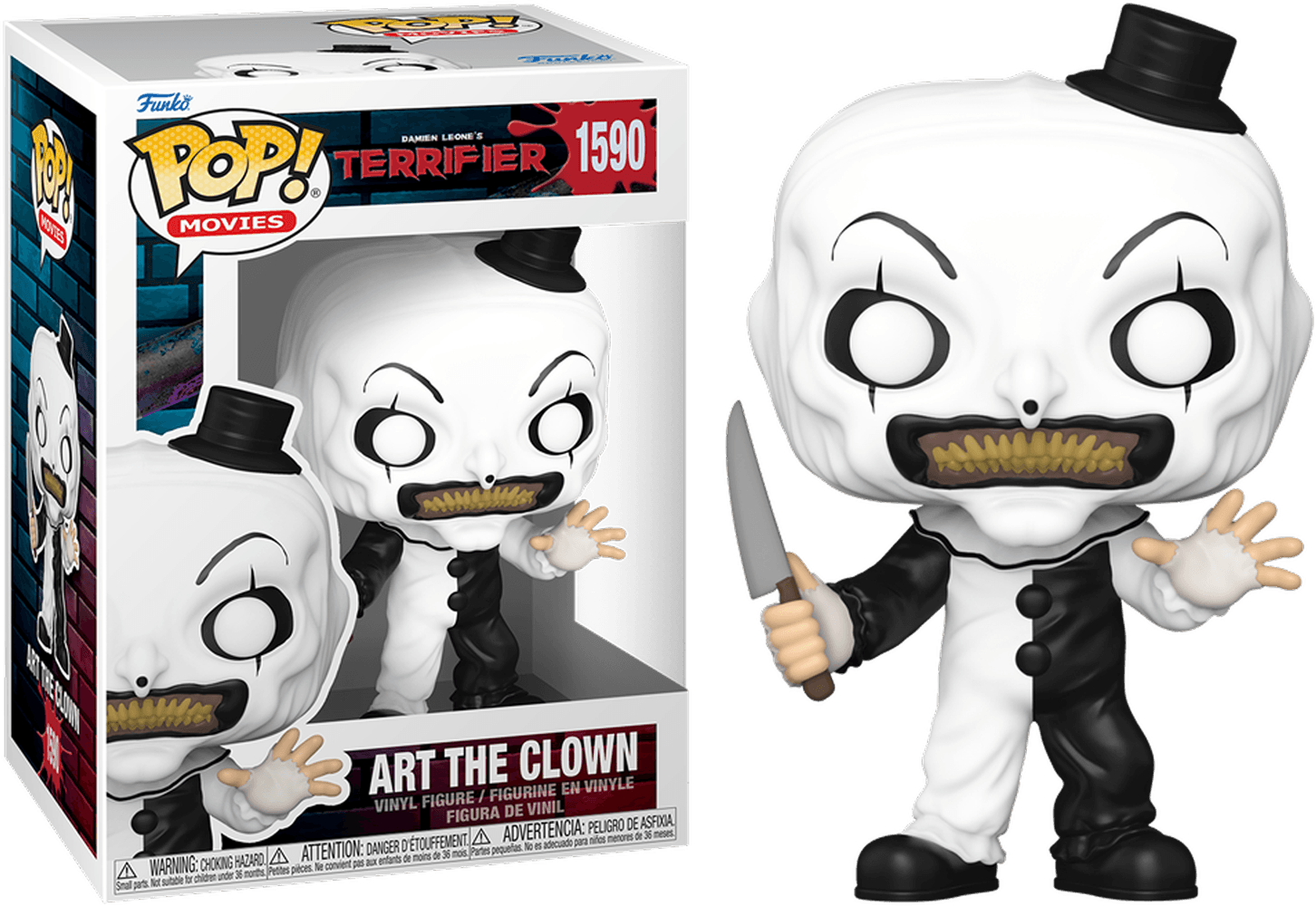 FUN80705 Terrifier - Art the Clown Pop! Vinyl - Funko TBA - Titan Pop Culture