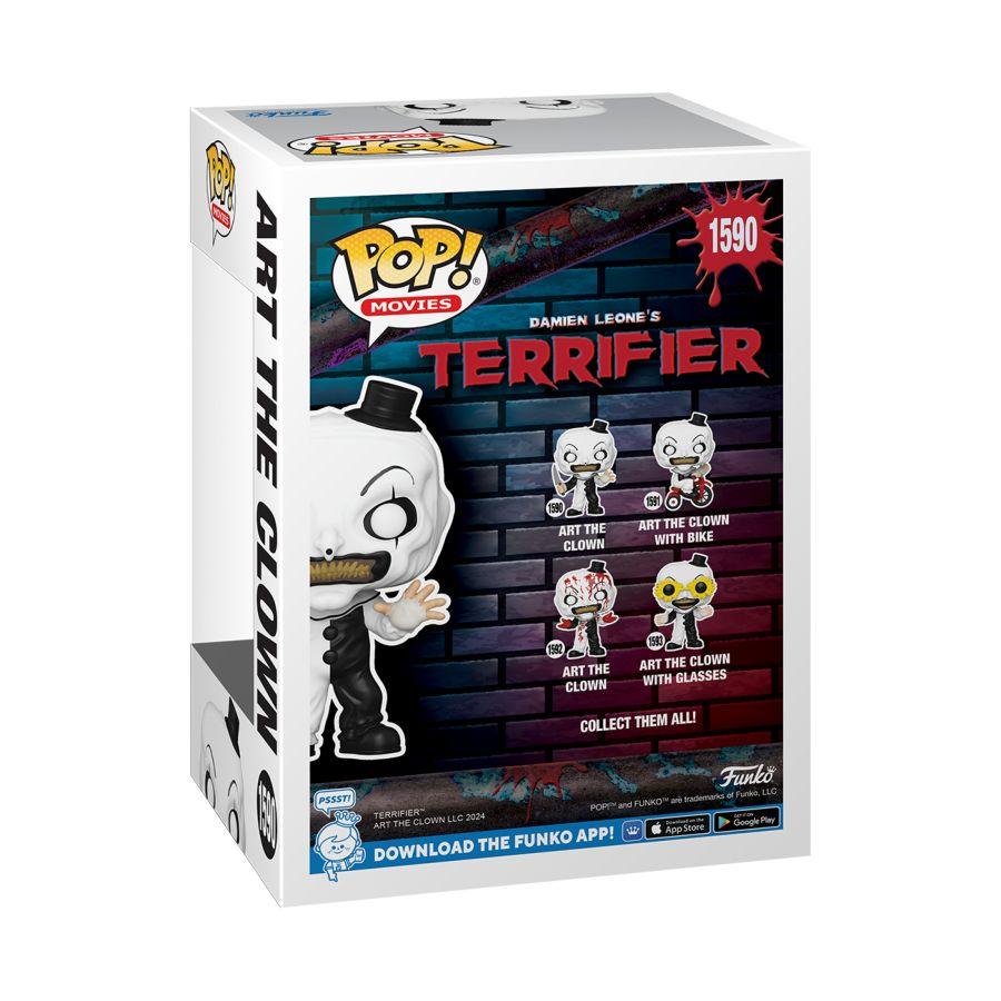 FUN80705 Terrifier - Art the Clown Pop! Vinyl - Funko TBA - Titan Pop Culture