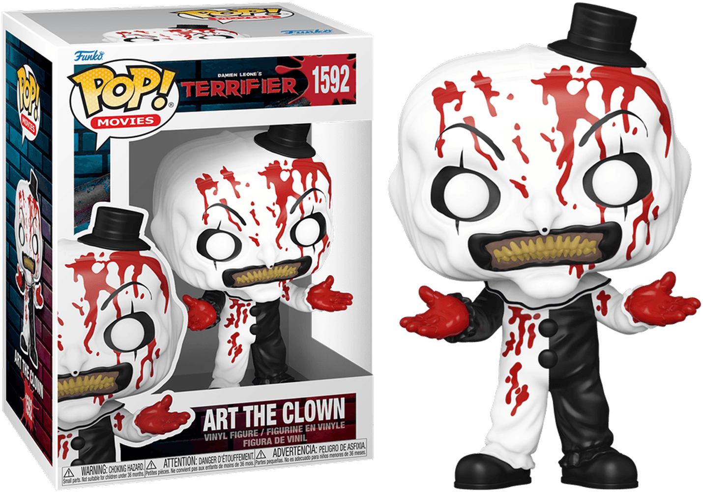 FUN80707 Terrifier - Art the Clown (Bloody) Pop! Vinyl - Funko - Titan Pop Culture