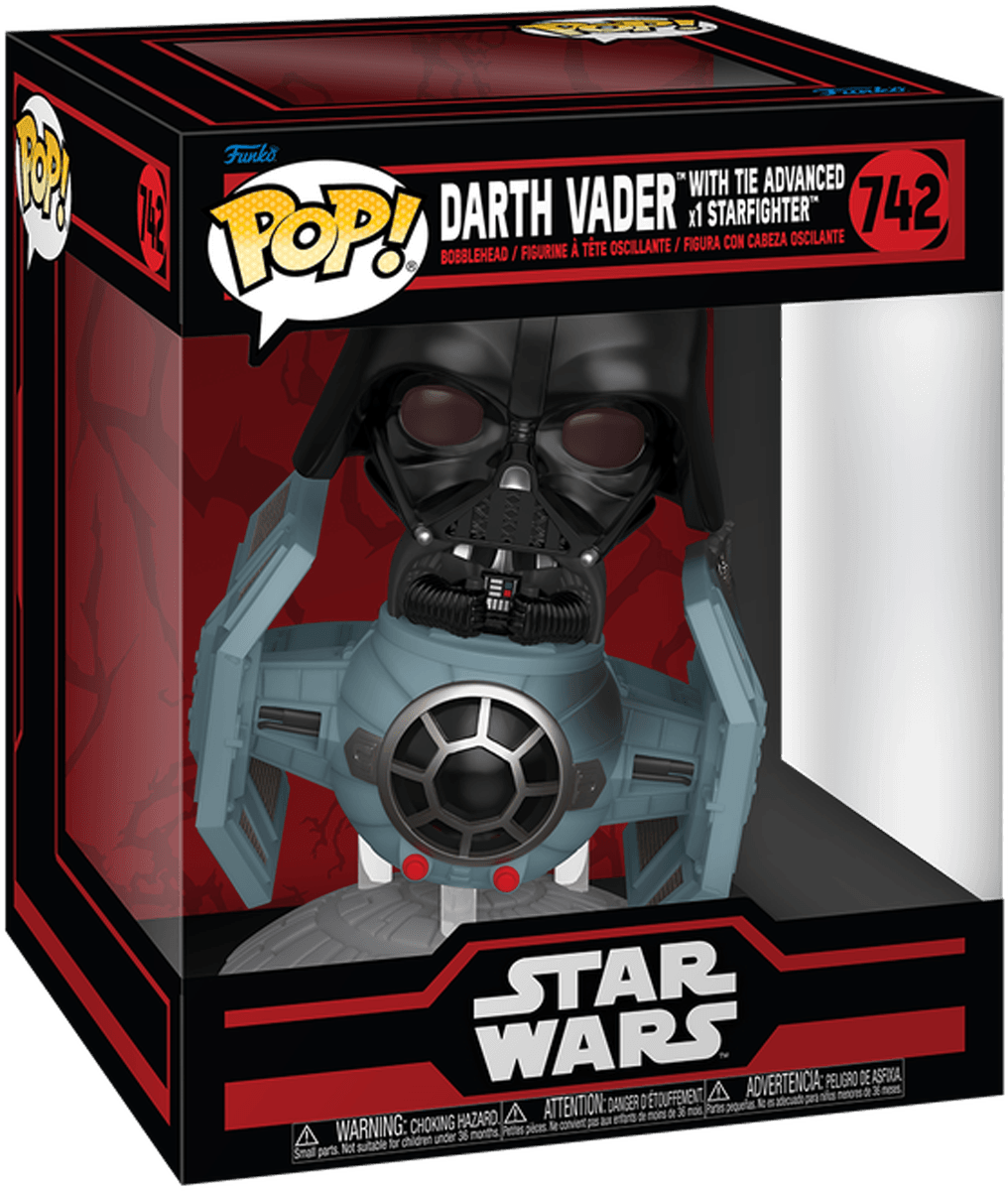 FUN80769 Star Wars: Darkside -Darth Vader with TIE Advanced x1 Starfighter Pop! Ride - Funko - Titan Pop Culture