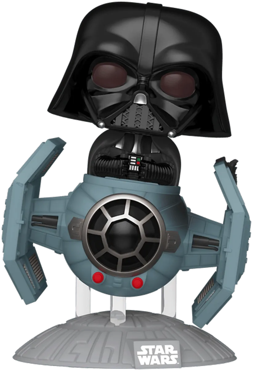 FUN80769 Star Wars: Darkside -Darth Vader with TIE Advanced x1 Starfighter Pop! Ride - Funko - Titan Pop Culture