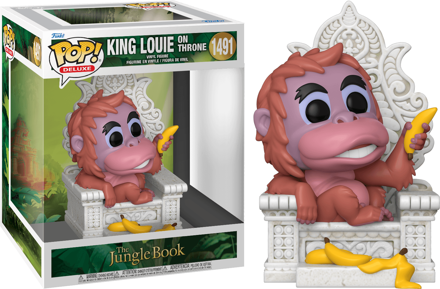 Jungle Book - King Louie on Throne Pop! Deluxe