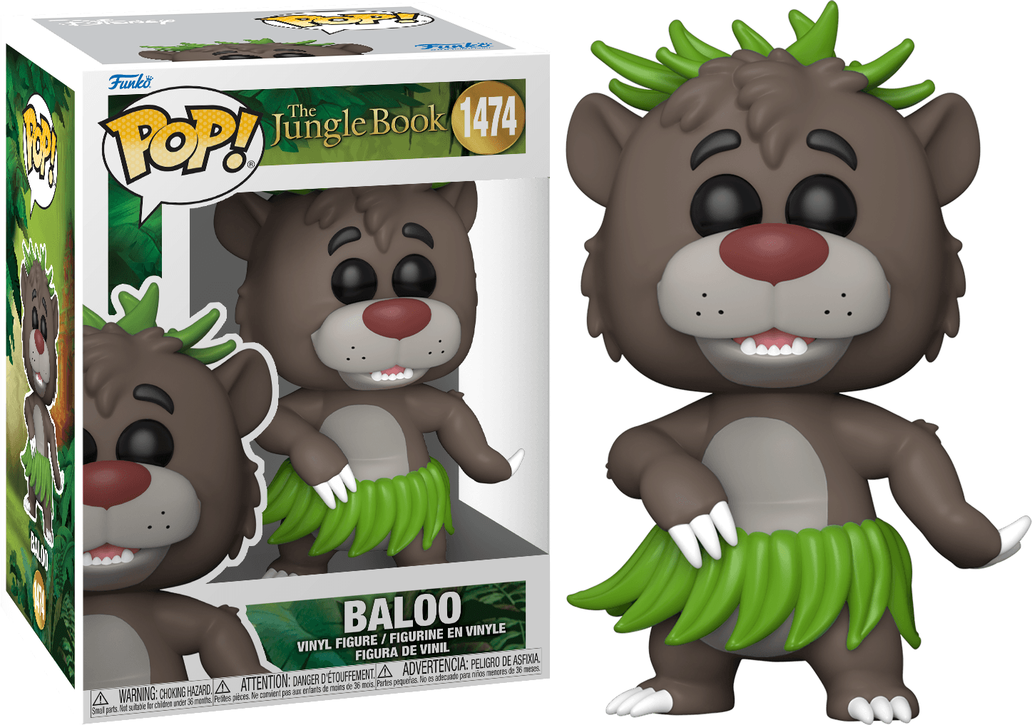 FUN80788 + FUN80787 + FUN80786 The Jungle Book (1967) - Bare Necessities Pop! Vinyl Bundle (Set of 3) - Funko - Titan Pop Culture