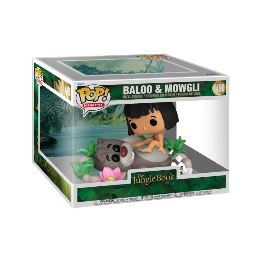 FUN80789 Jungle Book - Baloo & Mowgli Pop! Moment - Funko - Titan Pop Culture