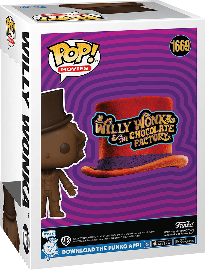 FUN80790 Willy Wonka - Willy Wonka Choc (Scented) Pop! Vinyl - Funko - Titan Pop Culture