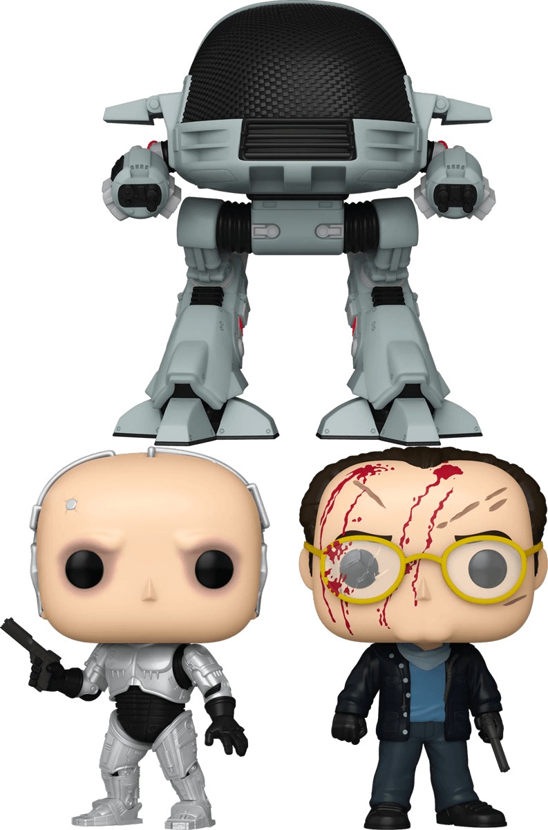 FUN80794 + FUN80793 + FUN80795 Robocop - Uphold the Law Pop! Vinyl Bundle (Set of 3) - Funko - Titan Pop Culture