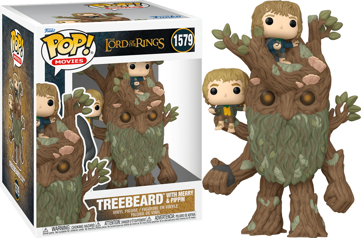 FUN80834 The Lord of the Rings - Treebeard with Merry & Pippin 6" Pop! - Funko TBA - Titan Pop Culture