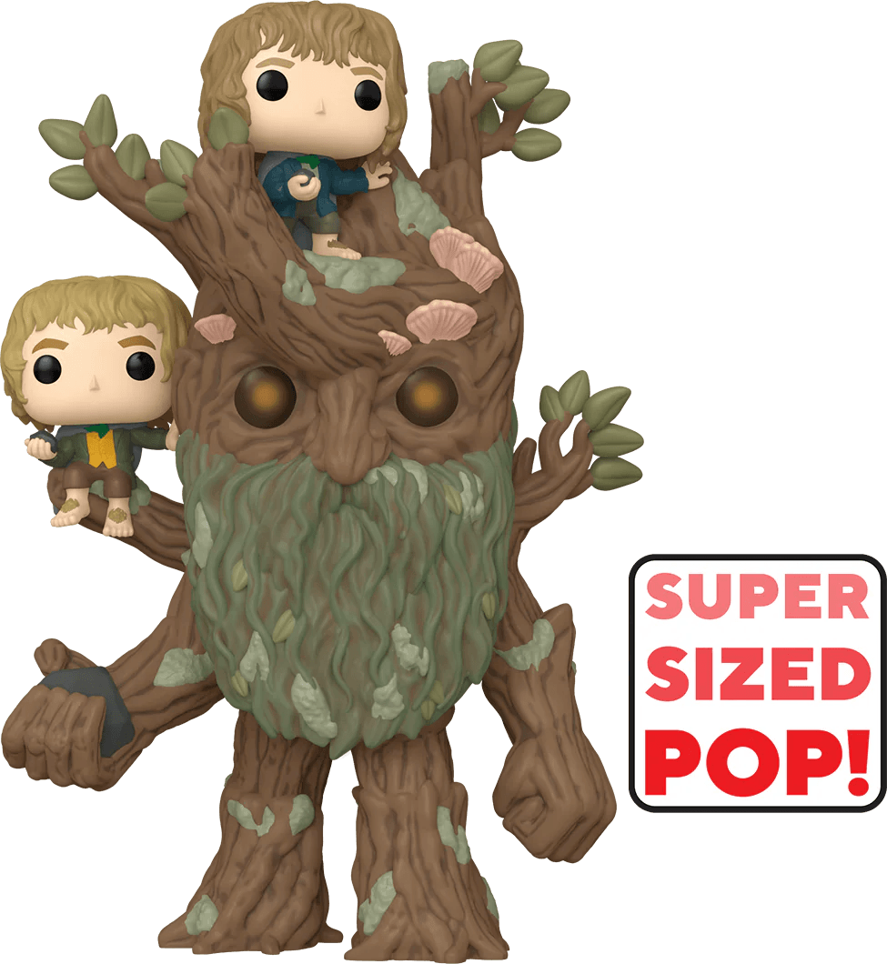 FUN80834 The Lord of the Rings - Treebeard with Merry & Pippin 6" Pop! - Funko TBA - Titan Pop Culture