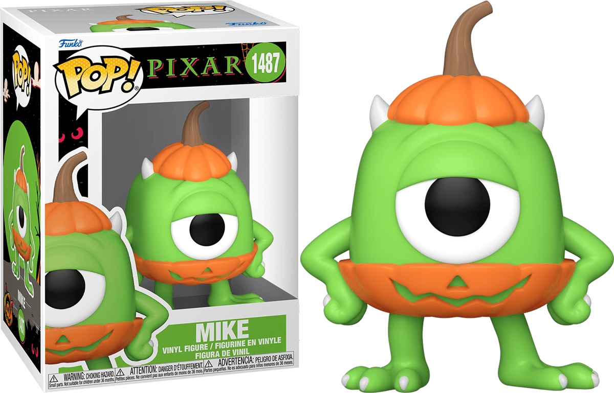 FUN80857 Pixar: Halloween - Mike Pop! Vinyl - Funko - Titan Pop Culture