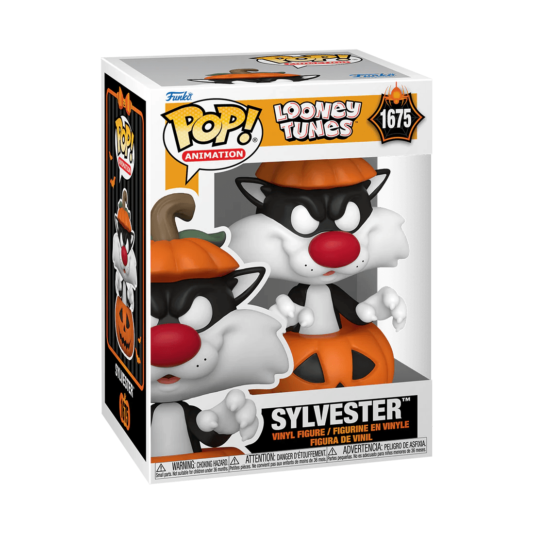 FUN80872 Looney Tunes: Halloween -Sylvester in Pumpkin Pop! Vinyl - Funko - Titan Pop Culture