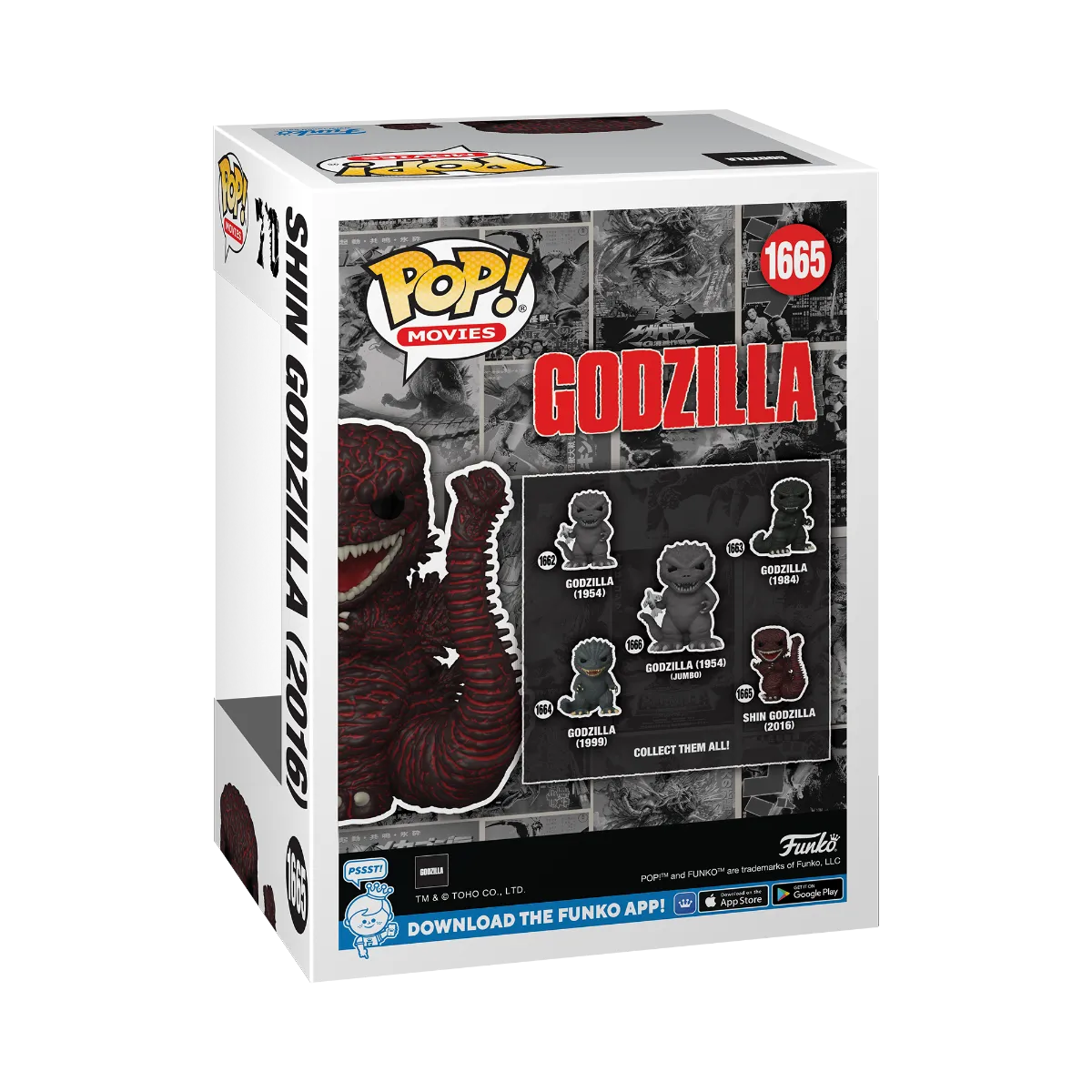 FUN80880 Shin Godzilla (2016) - Shin Godzilla 70th Anniversary Pop! Vinyl - Funko TBA - Titan Pop Culture