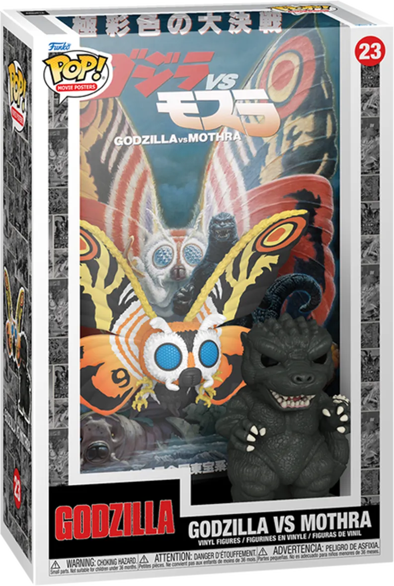 FUN80882 Godzilla: 70th Anniversary - Godzilla Vs Mothra (1954) Pop! Movie Poster - Funko - Titan Pop Culture