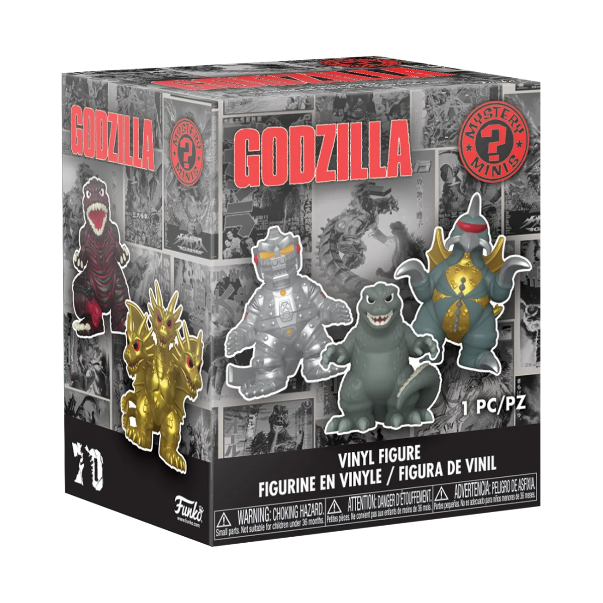 FUN80883 Godzilla - 70th Anniversary Mystery Minis (12 Pre Display) - Funko TBA - Titan Pop Culture