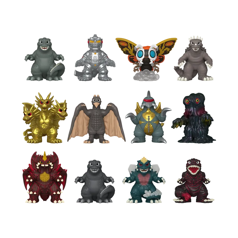 FUN80883 Godzilla - 70th Anniversary Mystery Minis (12 Pre Display) - Funko TBA - Titan Pop Culture