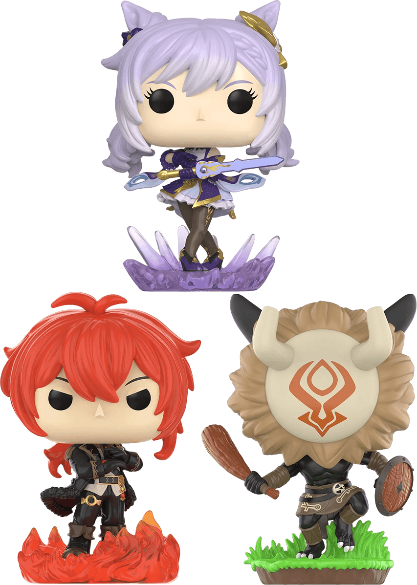 FUN80897 + FUN80895 + FUN80896 Genshin Impact - Overloaded Pop! Vinyl Bundle (Set of 3) - Funko - Titan Pop Culture