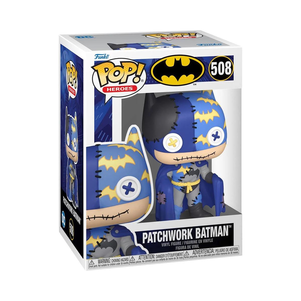 FUN80903 DC Comics - Patchwork Batman Pop! Vinyl - Funko - Titan Pop Culture