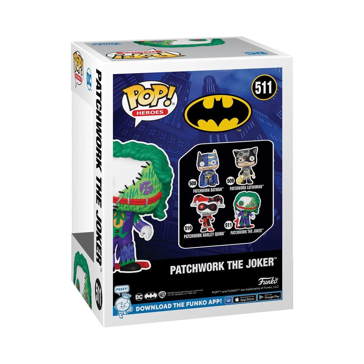 FUN80906 DC Comics - Patchwork The Joker Pop! Vinyl - Funko - Titan Pop Culture