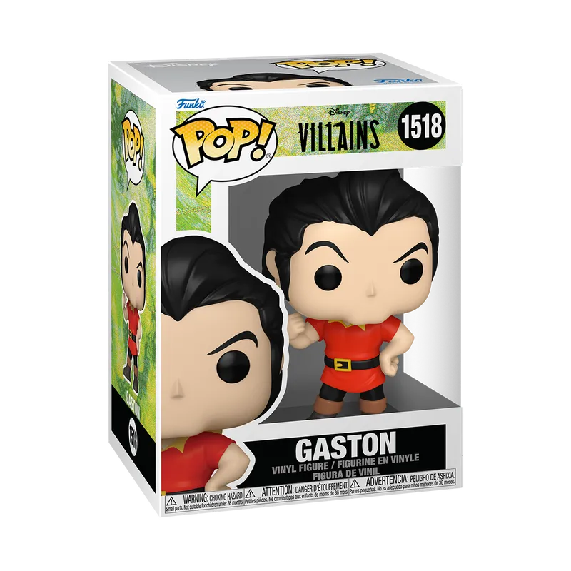 FUN80928 Beauty and the Beast - Gaston Flexing Disney Villains Pop! Vinyl - Funko - Titan Pop Culture