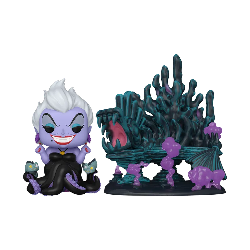 FUN80932 Disney: Villains - Ursula & Ursula's Lair Pop! Town - Funko - Titan Pop Culture