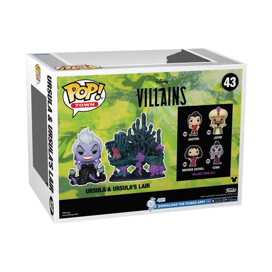 FUN80932 Disney: Villains - Ursula & Ursula's Lair Pop! Town - Funko - Titan Pop Culture