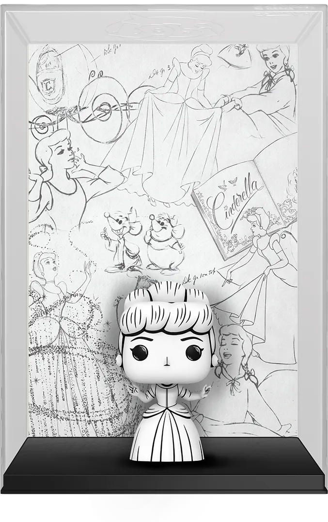 FUN80936 Disney: Sketched - Cinderella Pop! Comic Cover - Funko - Titan Pop Culture