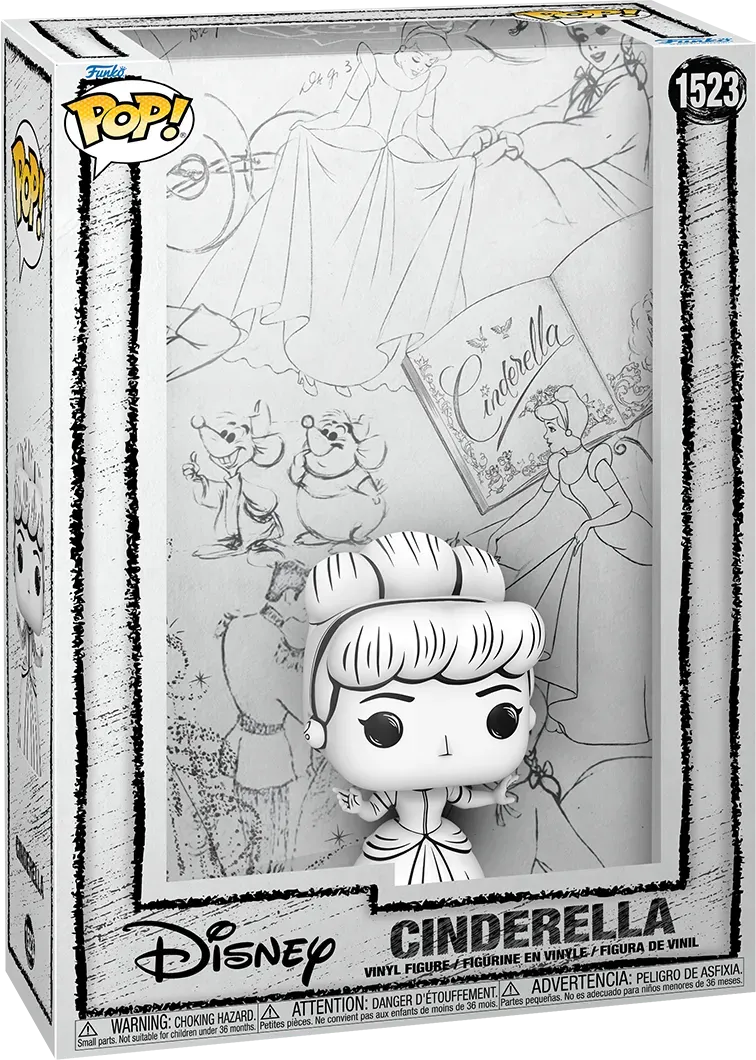 FUN80936 Disney: Sketched - Cinderella Pop! Comic Cover - Funko - Titan Pop Culture