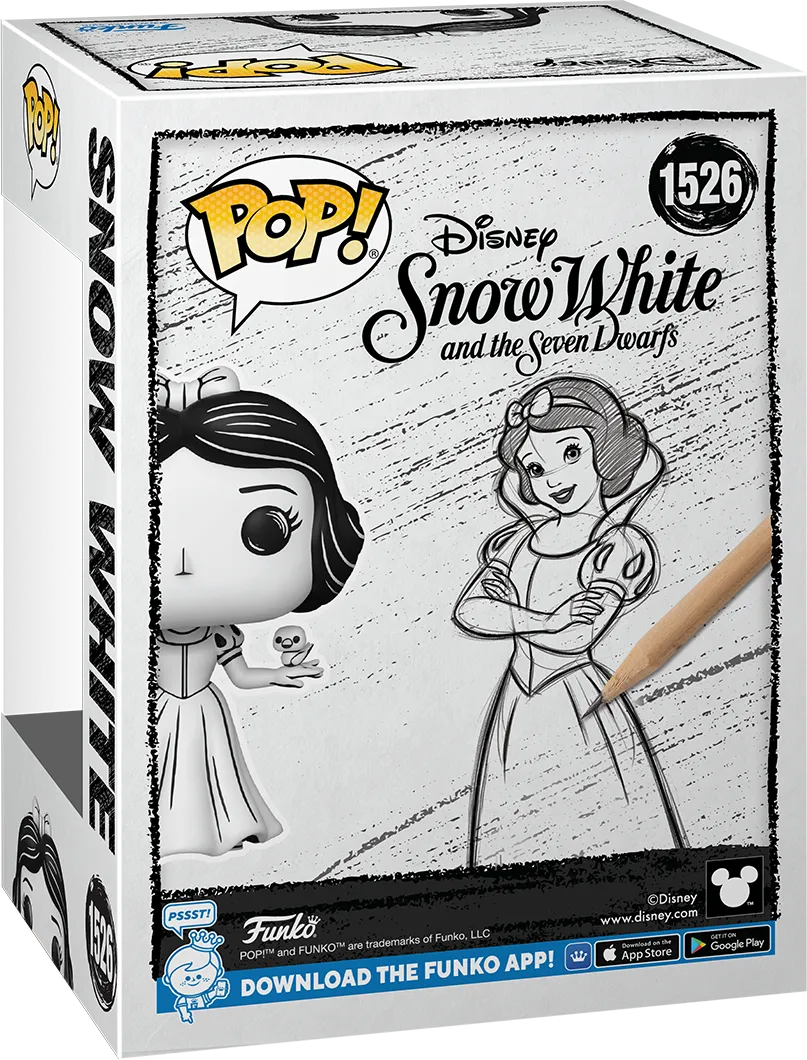 FUN80945 Disney: Sketched - Snow White Pop! Vinyl - Funko - Titan Pop Culture