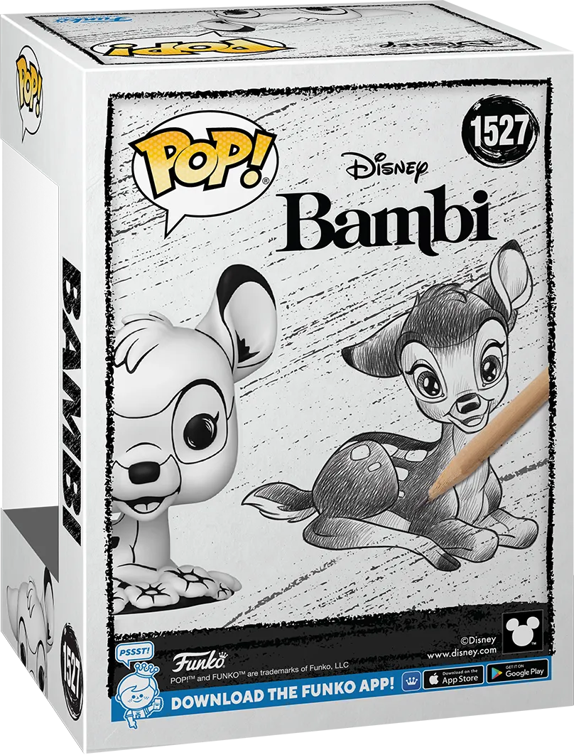 FUN80947 Disney: Sketched - Bambi Pop! Vinyl - Funko - Titan Pop Culture