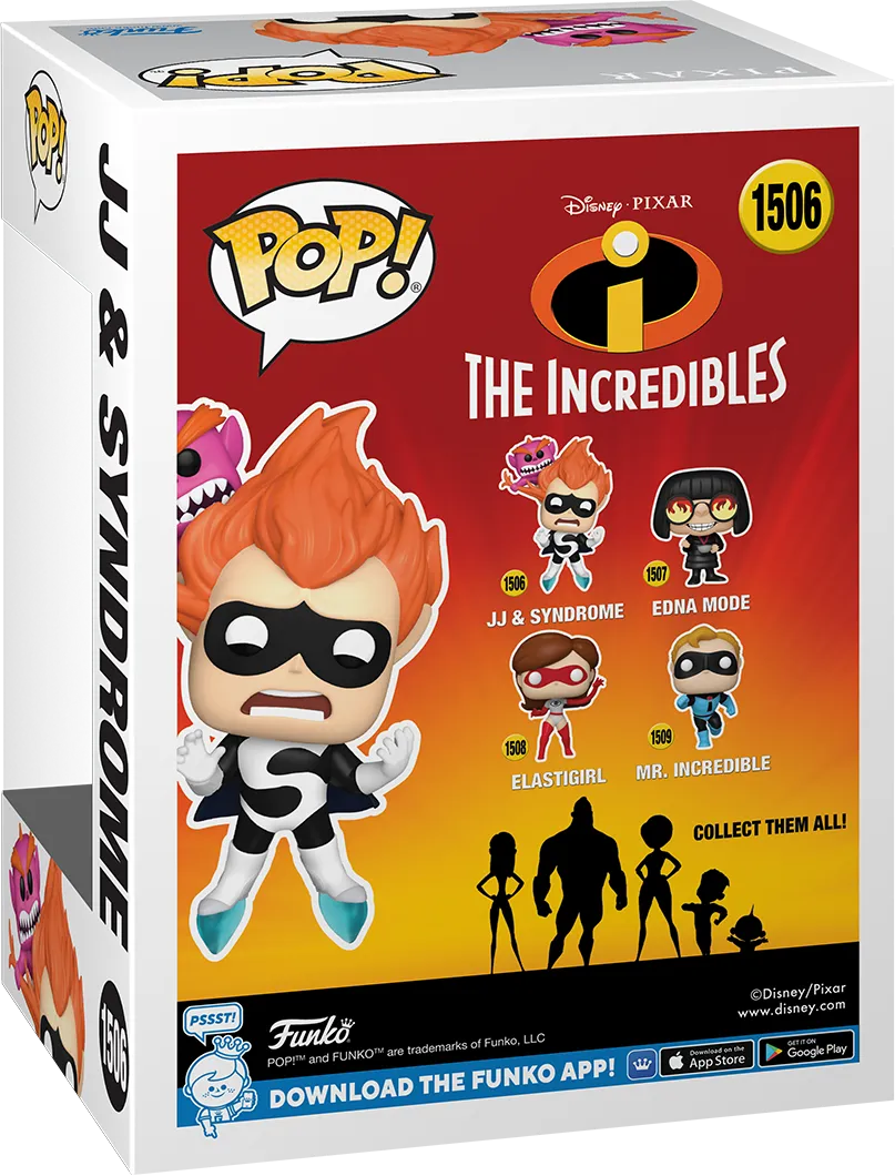 FUN80948 Incredibles: 20th Anniversary - Jack Jack & Syndrome Pop! Premium - Funko - Titan Pop Culture