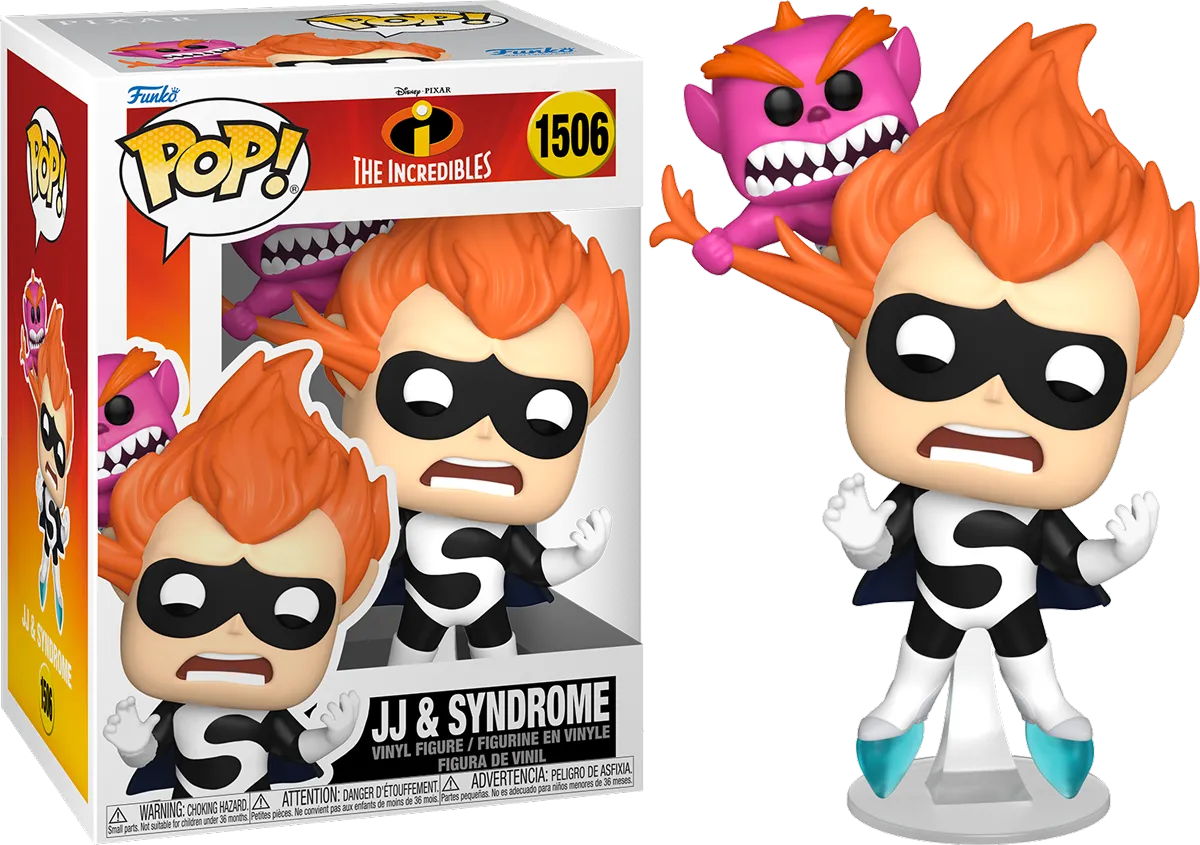 FUN80948 Incredibles: 20th Anniversary - Jack Jack & Syndrome Pop! Premium - Funko - Titan Pop Culture