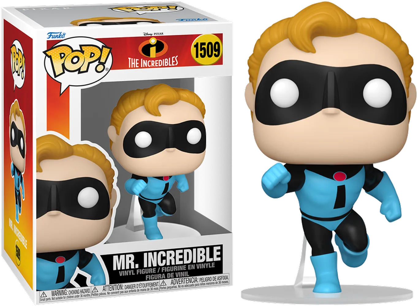 FUN80951 Incredibles: 20th Anniversary - Mr. Incredible (with chase) Pop! Vinyl - Funko - Titan Pop Culture